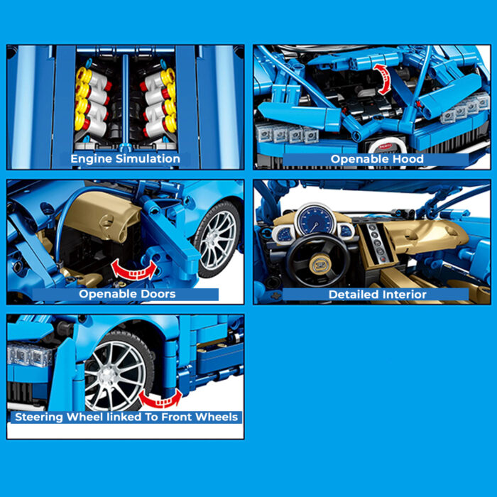 ლურჯი სპორტული მანქანა