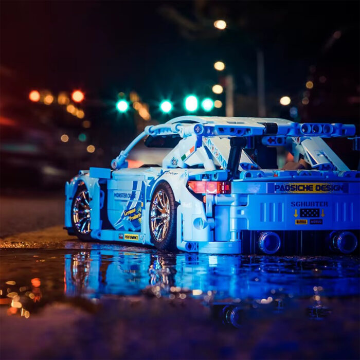 ცისფერი სპორტული მანქანა