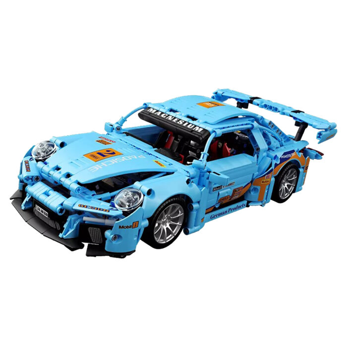 ცისფერი სპორტული მანქანა