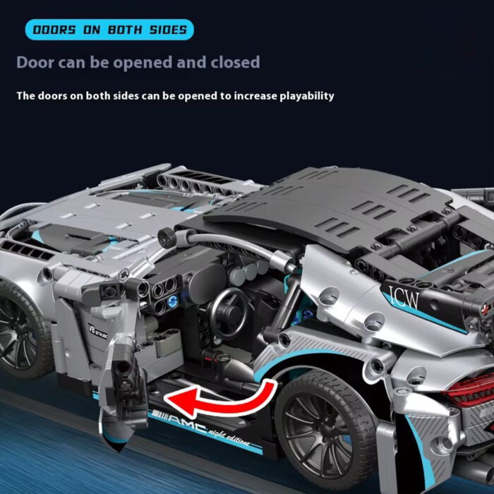 ნაცრისფერი სპორტული მანქანა