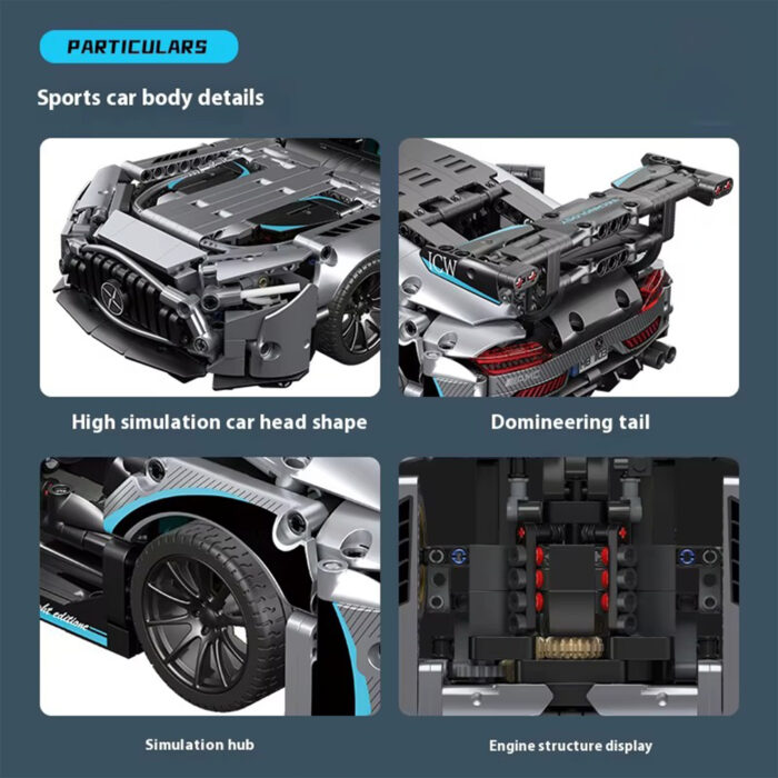 ნაცრისფერი სპორტული მანქანა